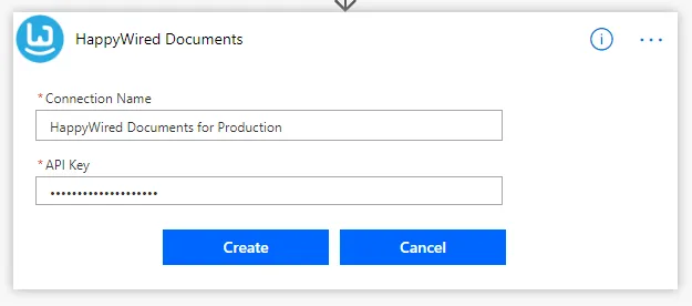 Flow connection details